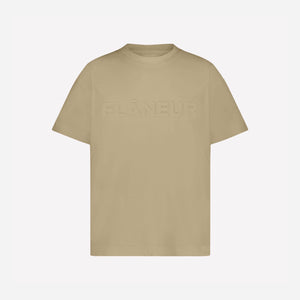 Embossed T-Shirt | Sand