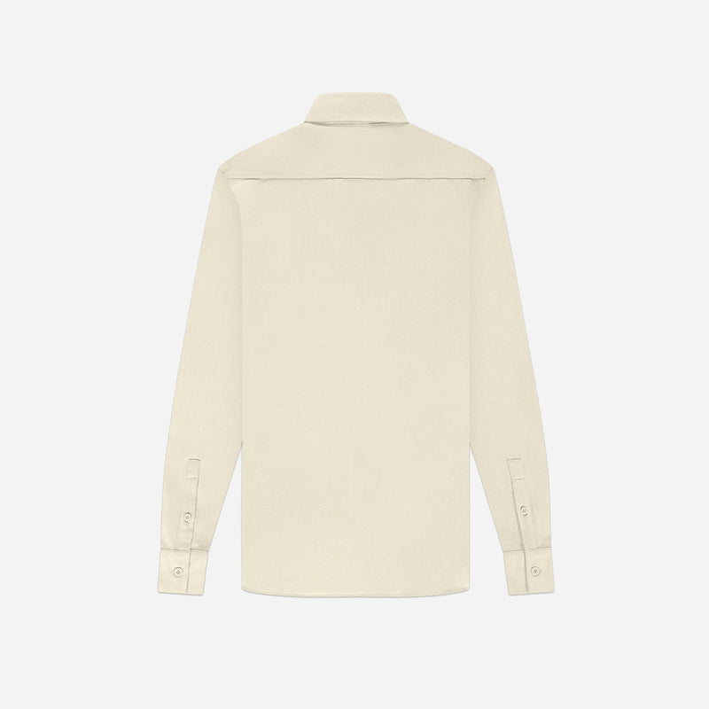 Embroidered Turtle Shirt | Ecru