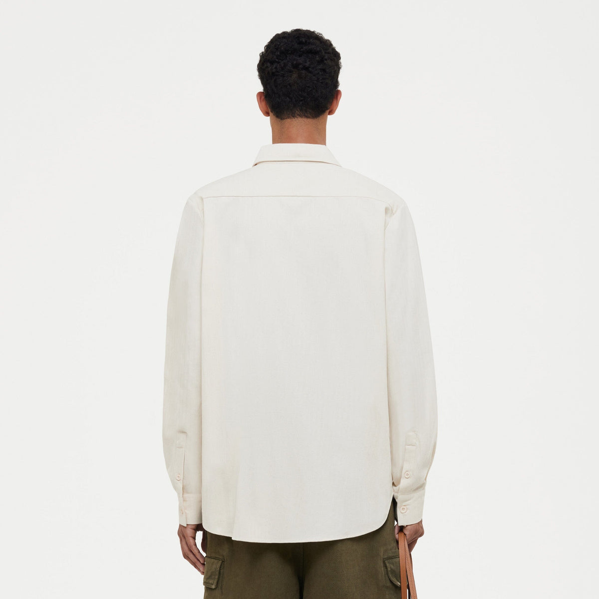 Embroidered Turtle Shirt | Ecru