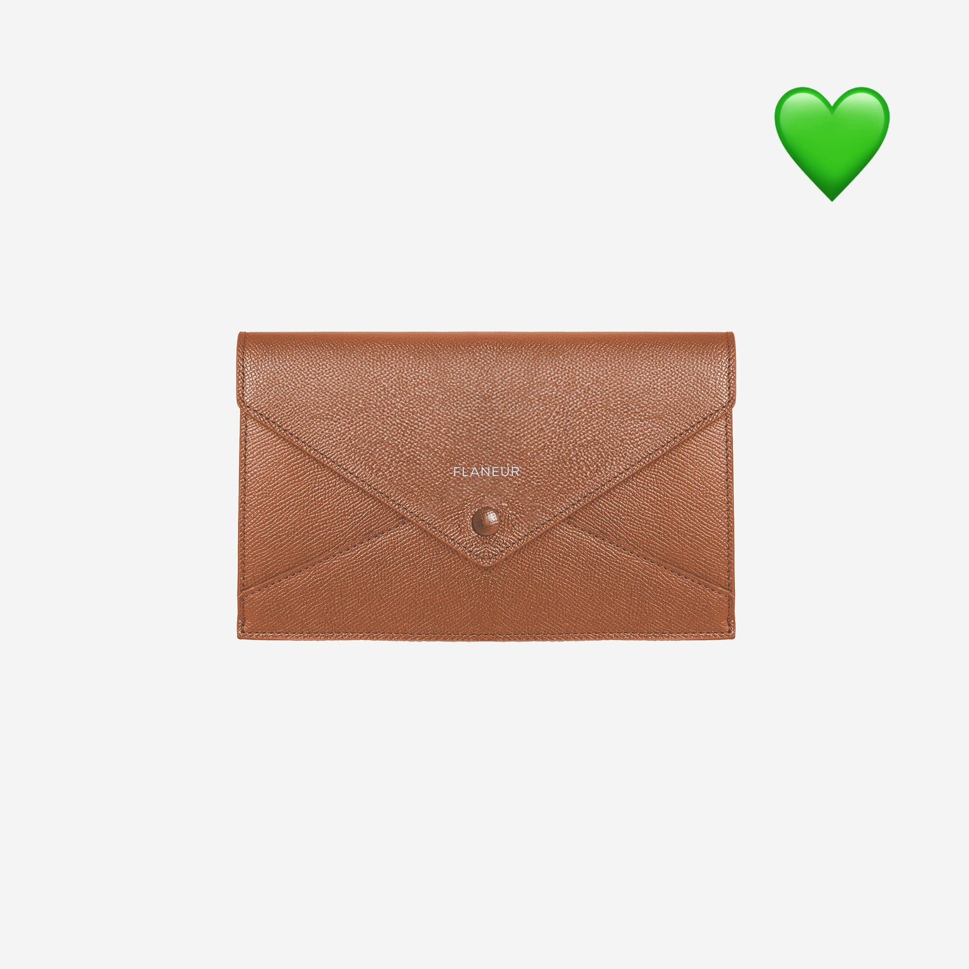 Envelope Clutch Brown