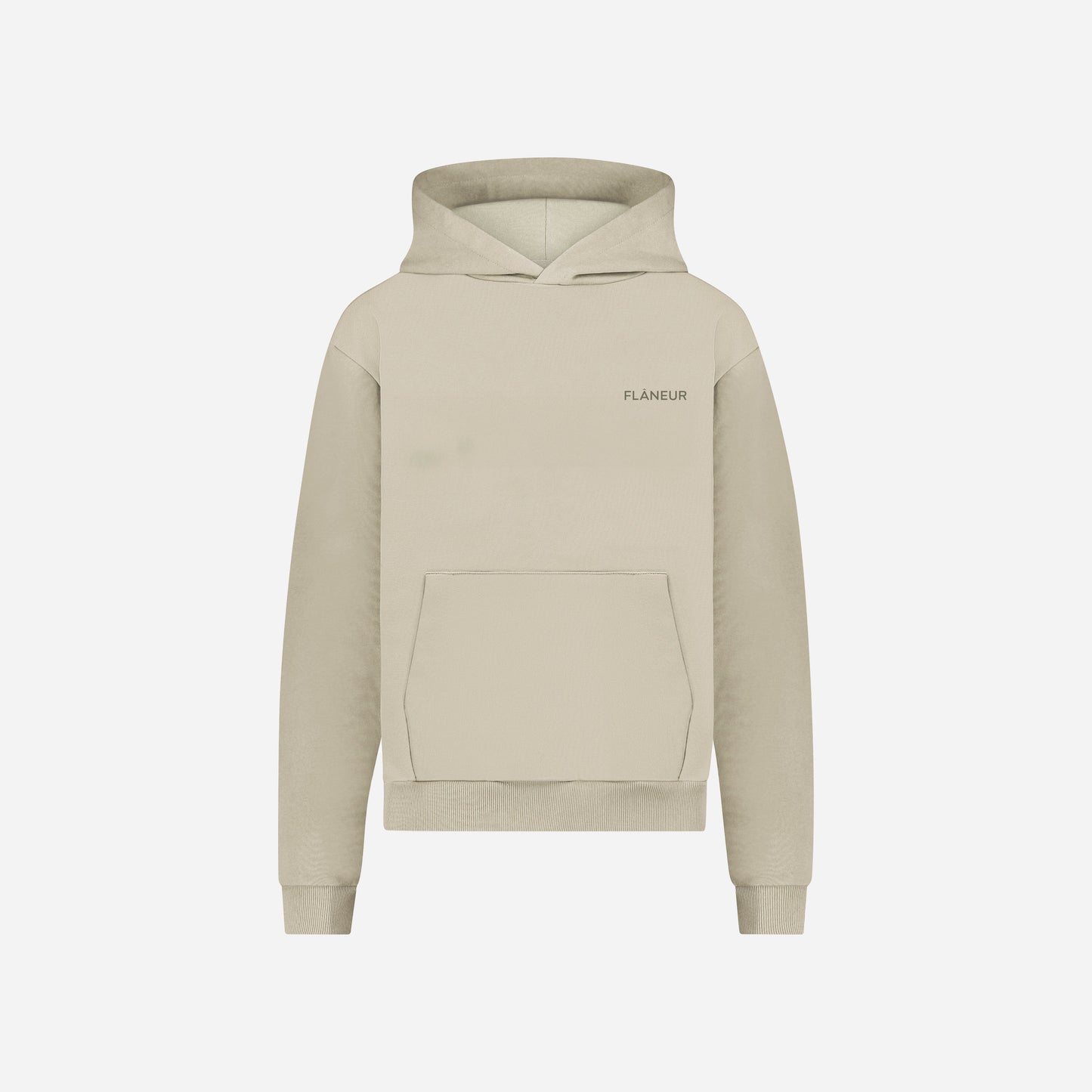 Essential Logo Hoodie Beige