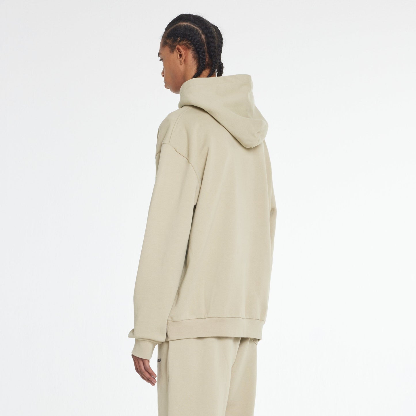 Essential Logo Hoodie Beige