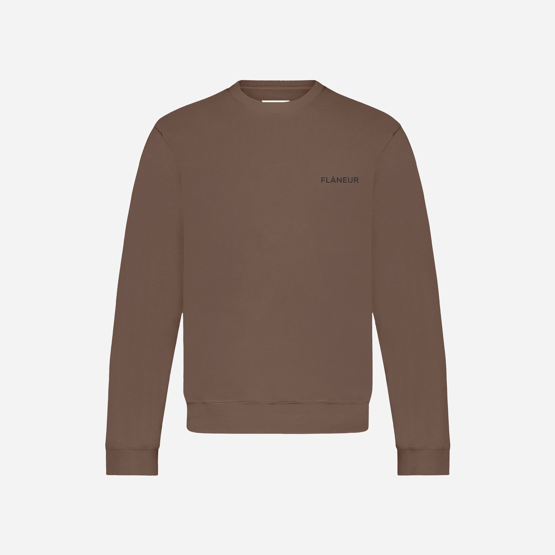 Essential Logo Sweater Brown