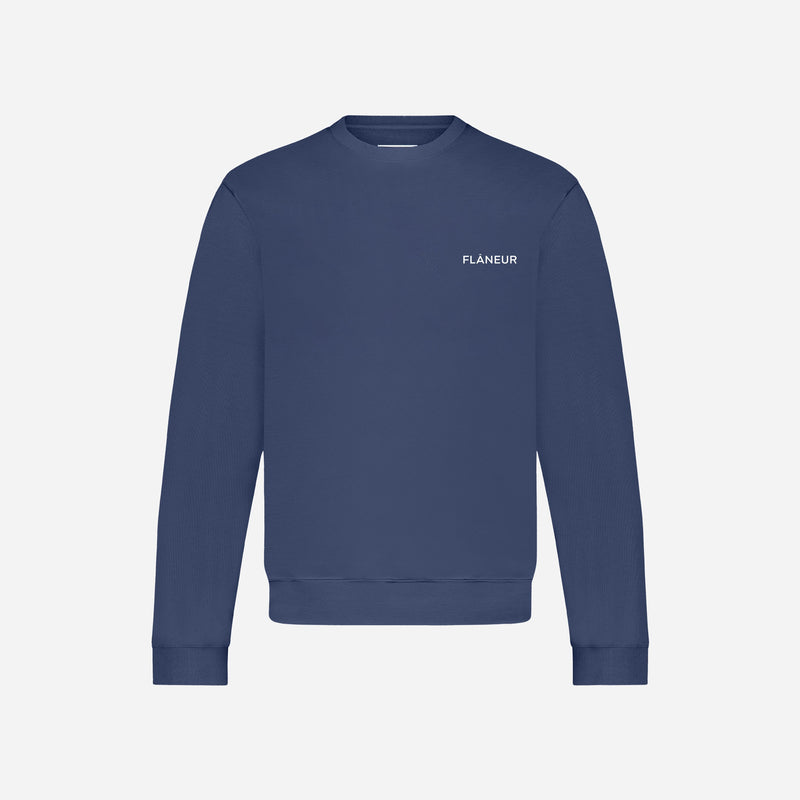 Essential Logo Sweater | Deep Blue