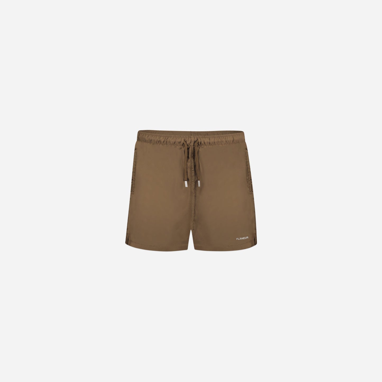 Essential Logo Swim Shorts Brown