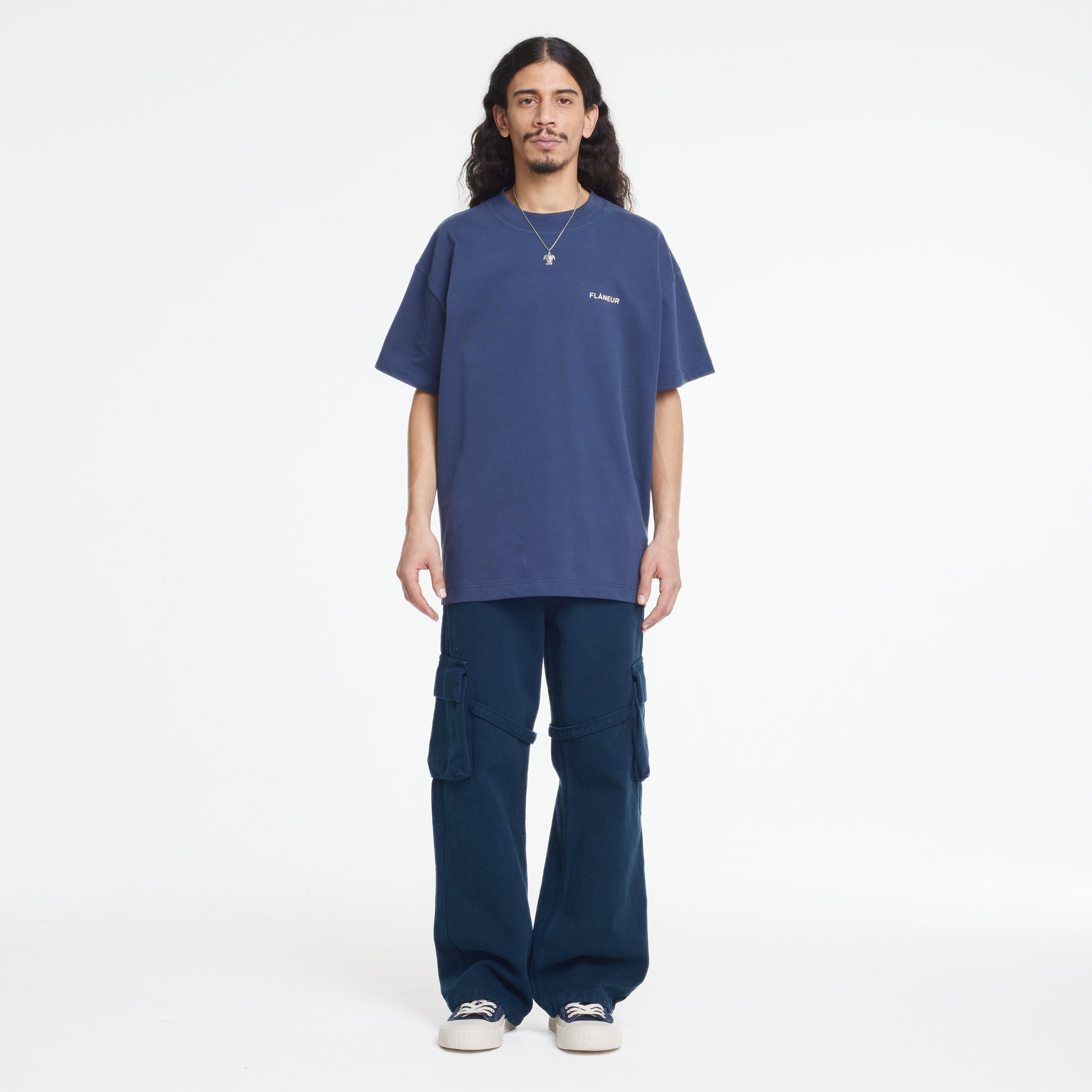 Essential Logo T-Shirt Deep Blue