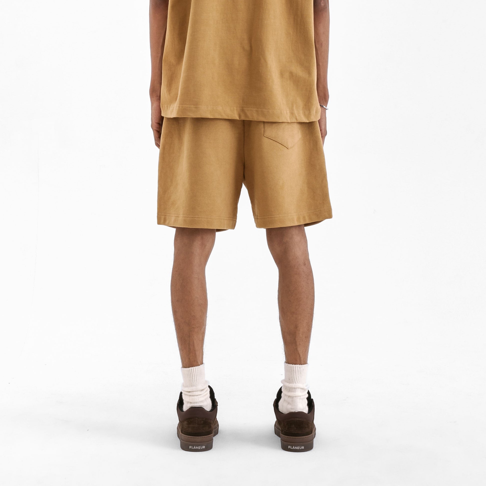 Floral Watercolor Shorts | Brown