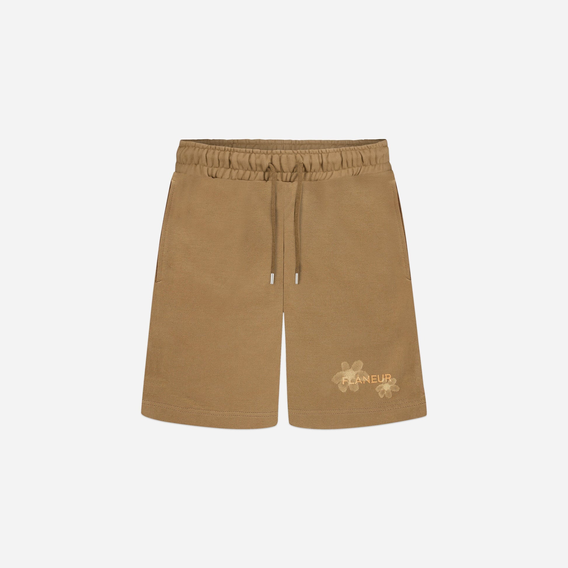 Floral Watercolor Shorts | Brown