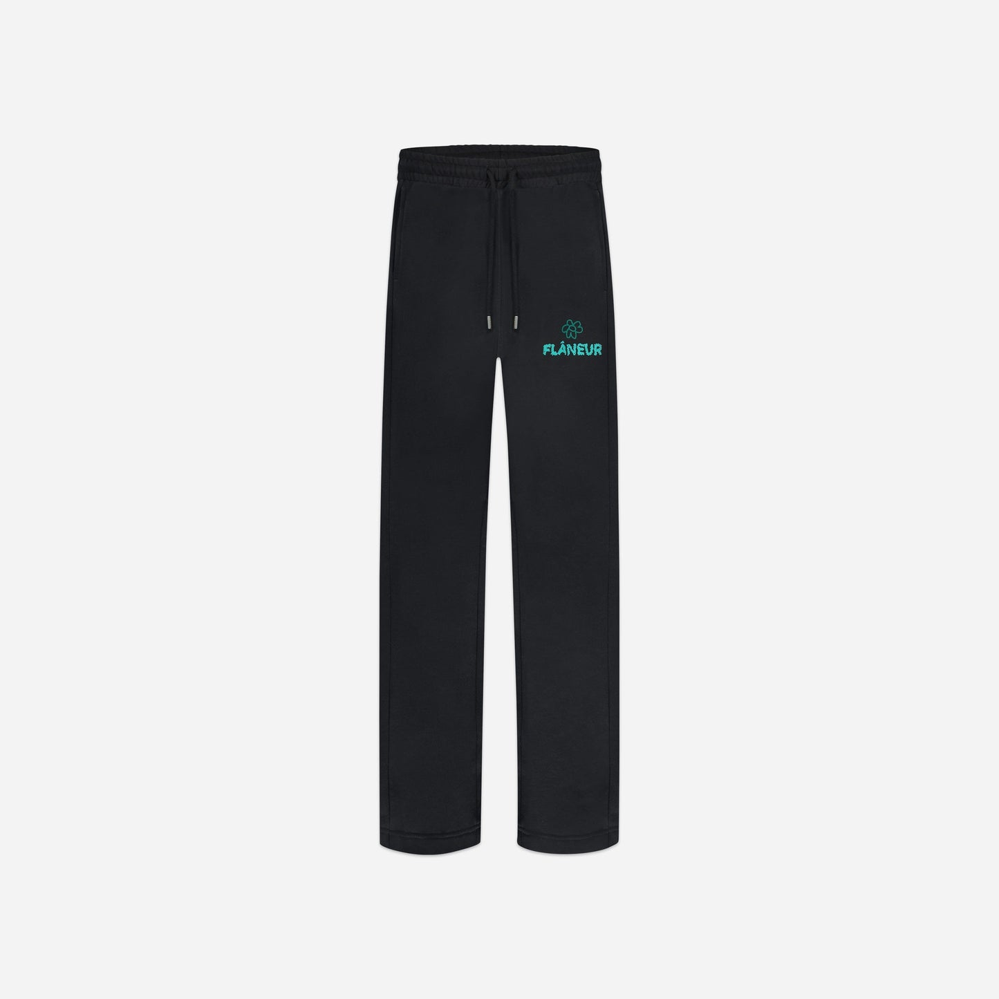 Flower Doodle Sweatpants | Black