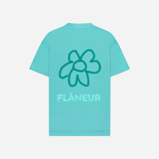 Flower Doodle T-Shirt Green