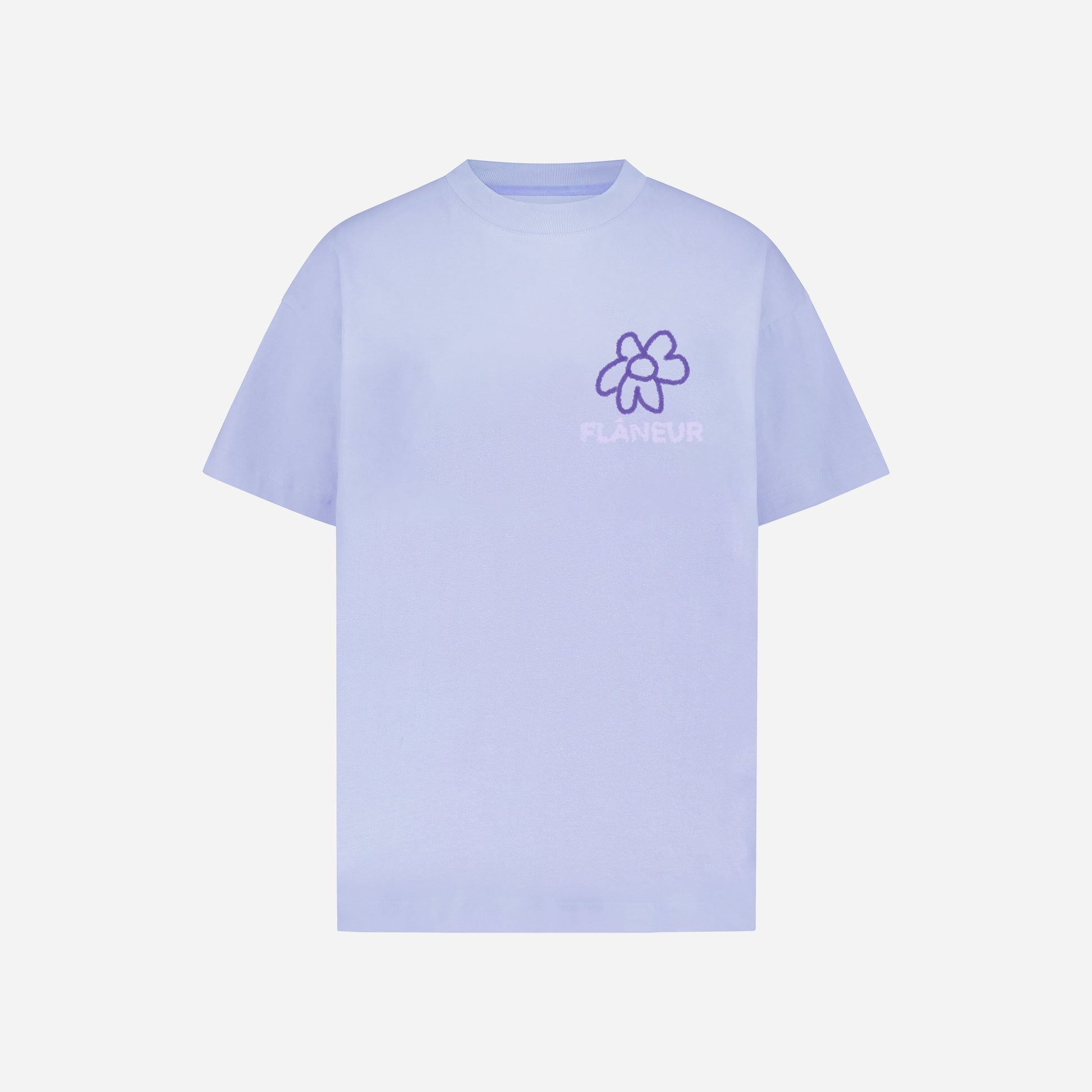 Flower Doodle T-Shirt Purple