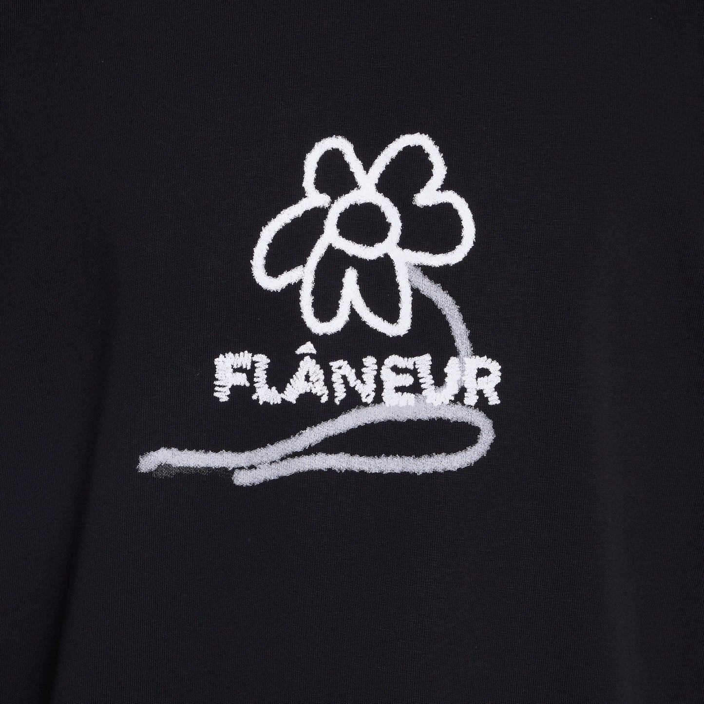 Flower Stalk Sweater Black