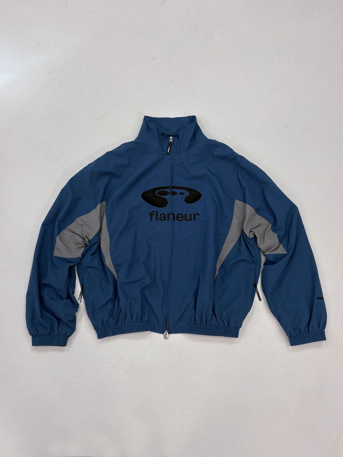 Flaneur Music Paneled Track Jacket | Navy