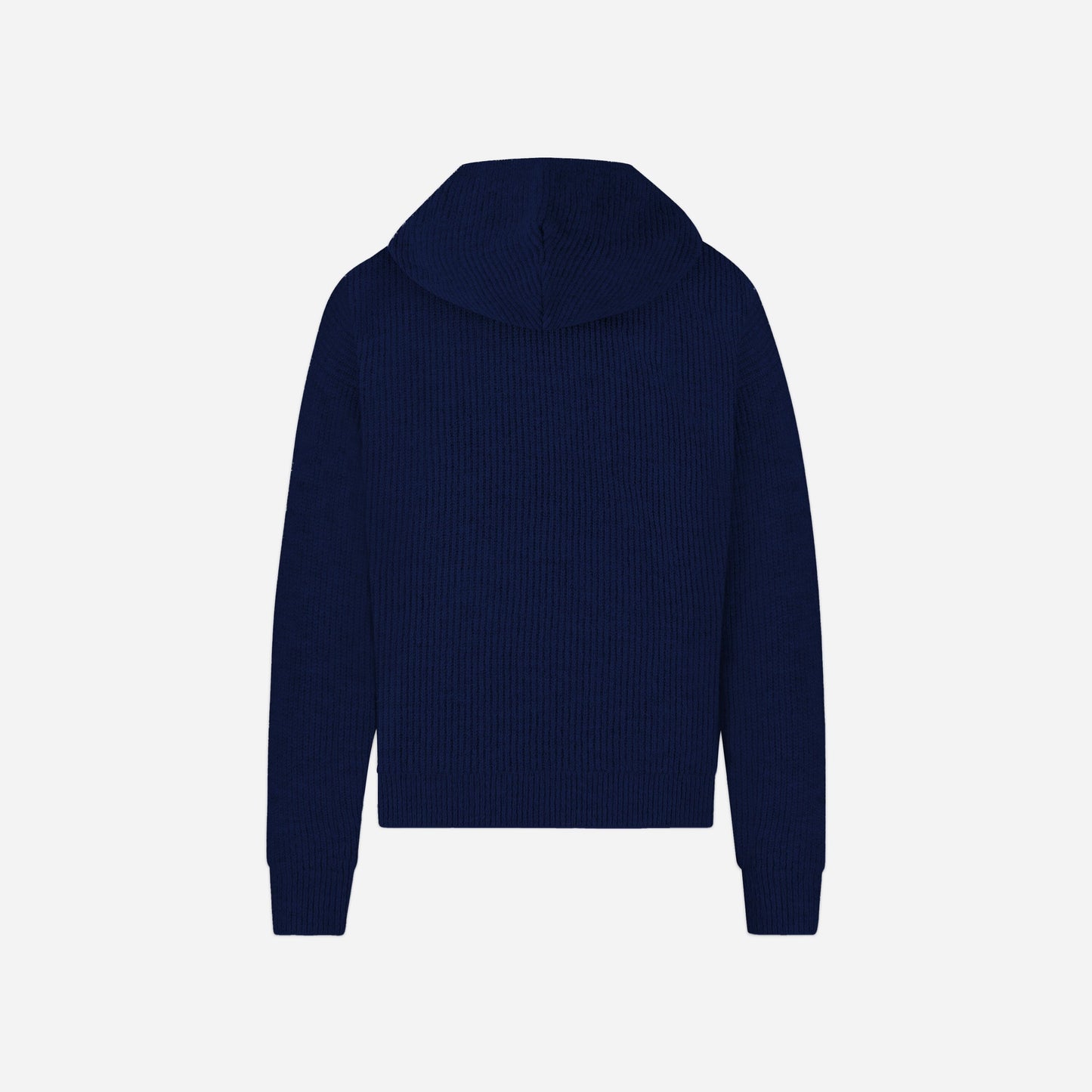 Knitted Logo Hoodie | Navy