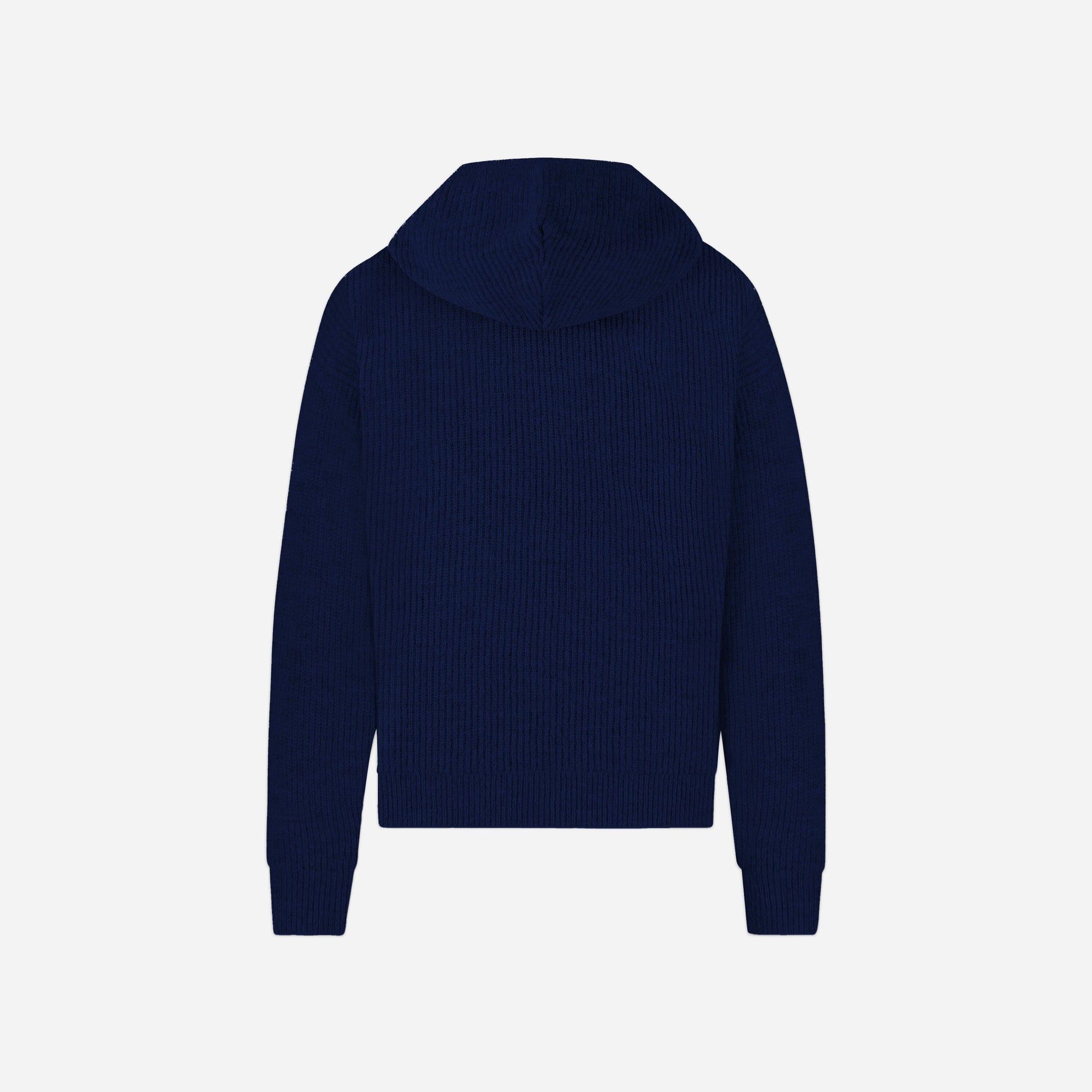Knitted Logo Hoodie | Navy