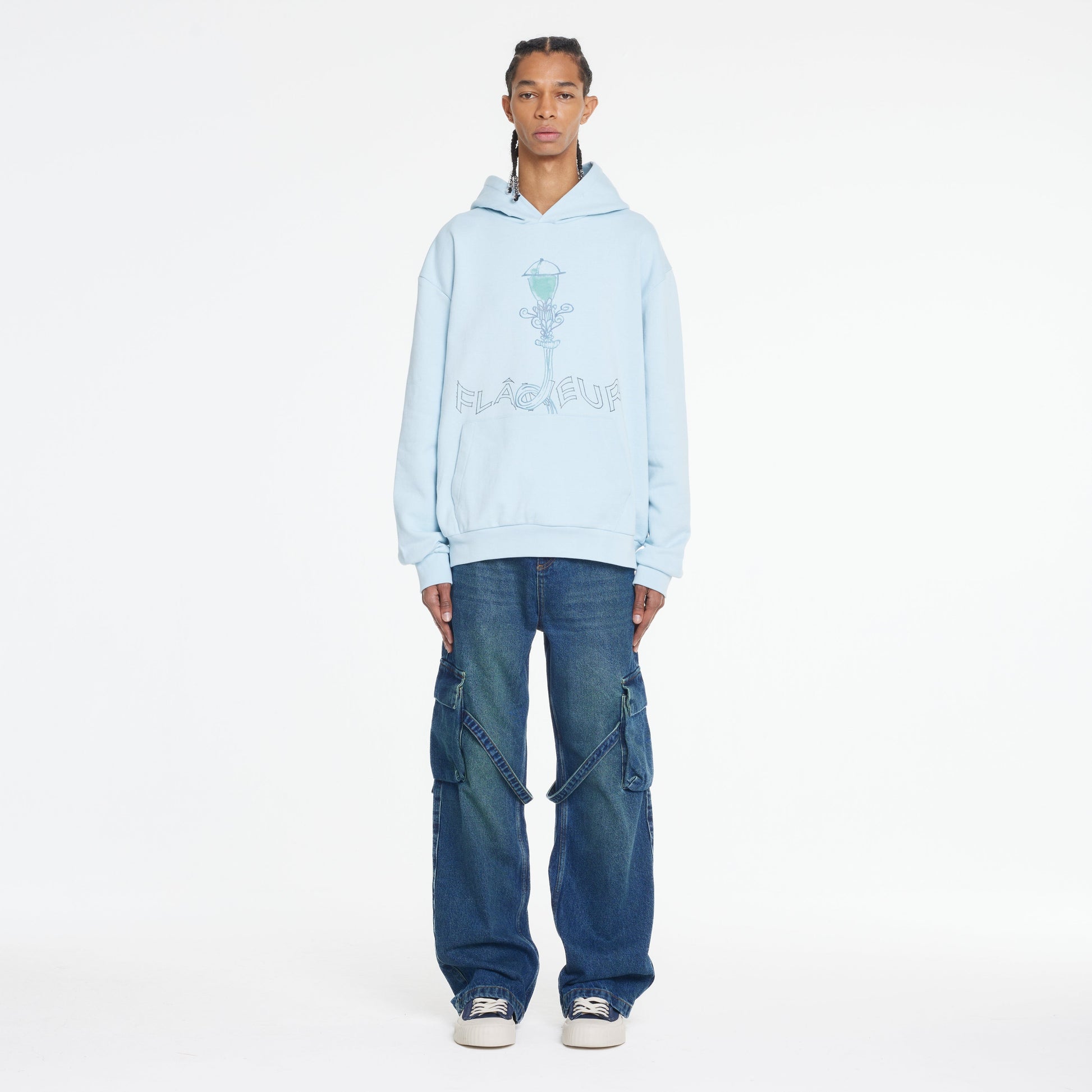 Lantern Hoodie Blue