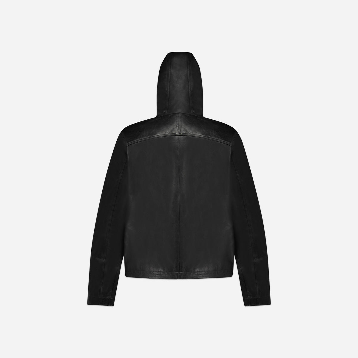 Leather Balaclava Jacket | Black