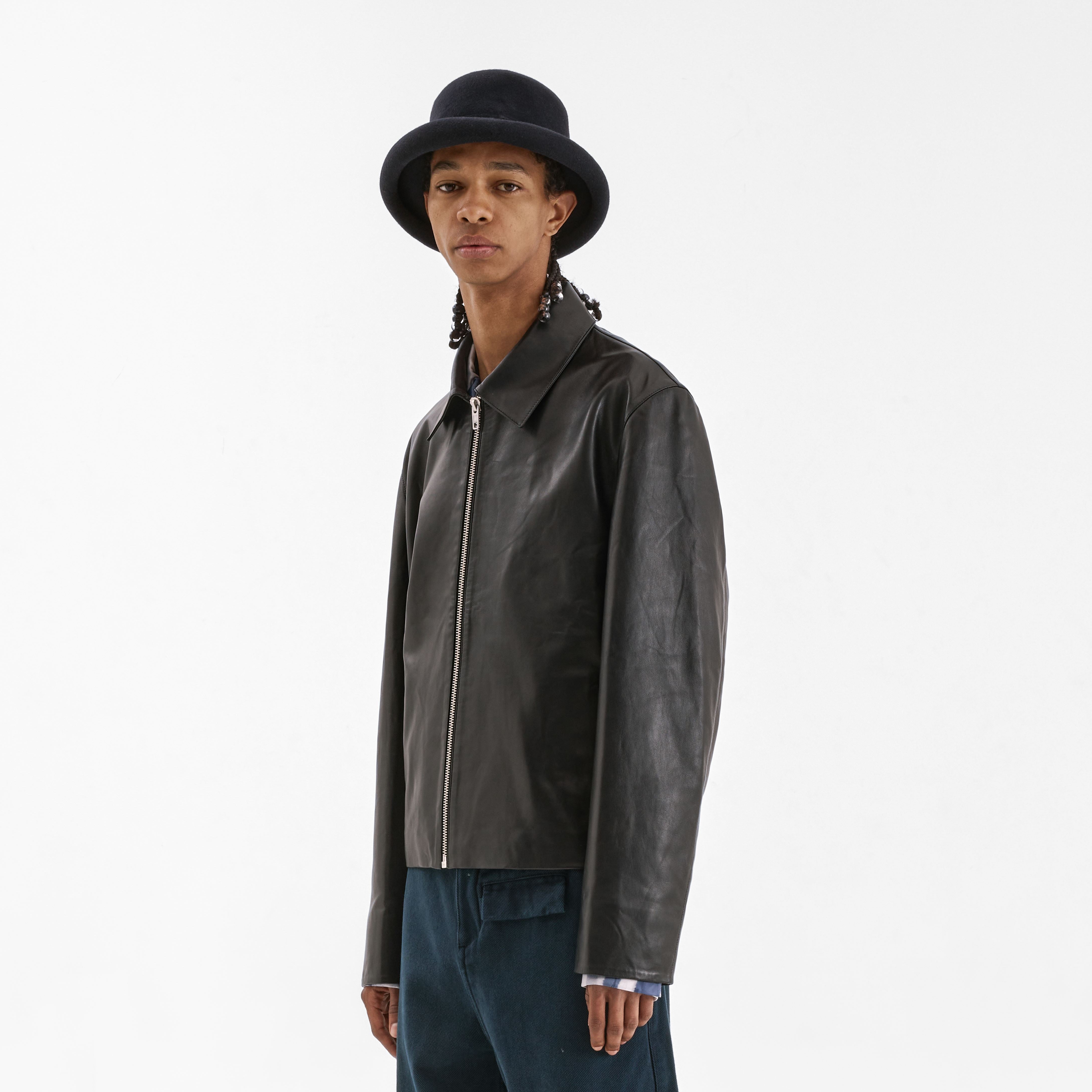 Blouson leather outlet jacket