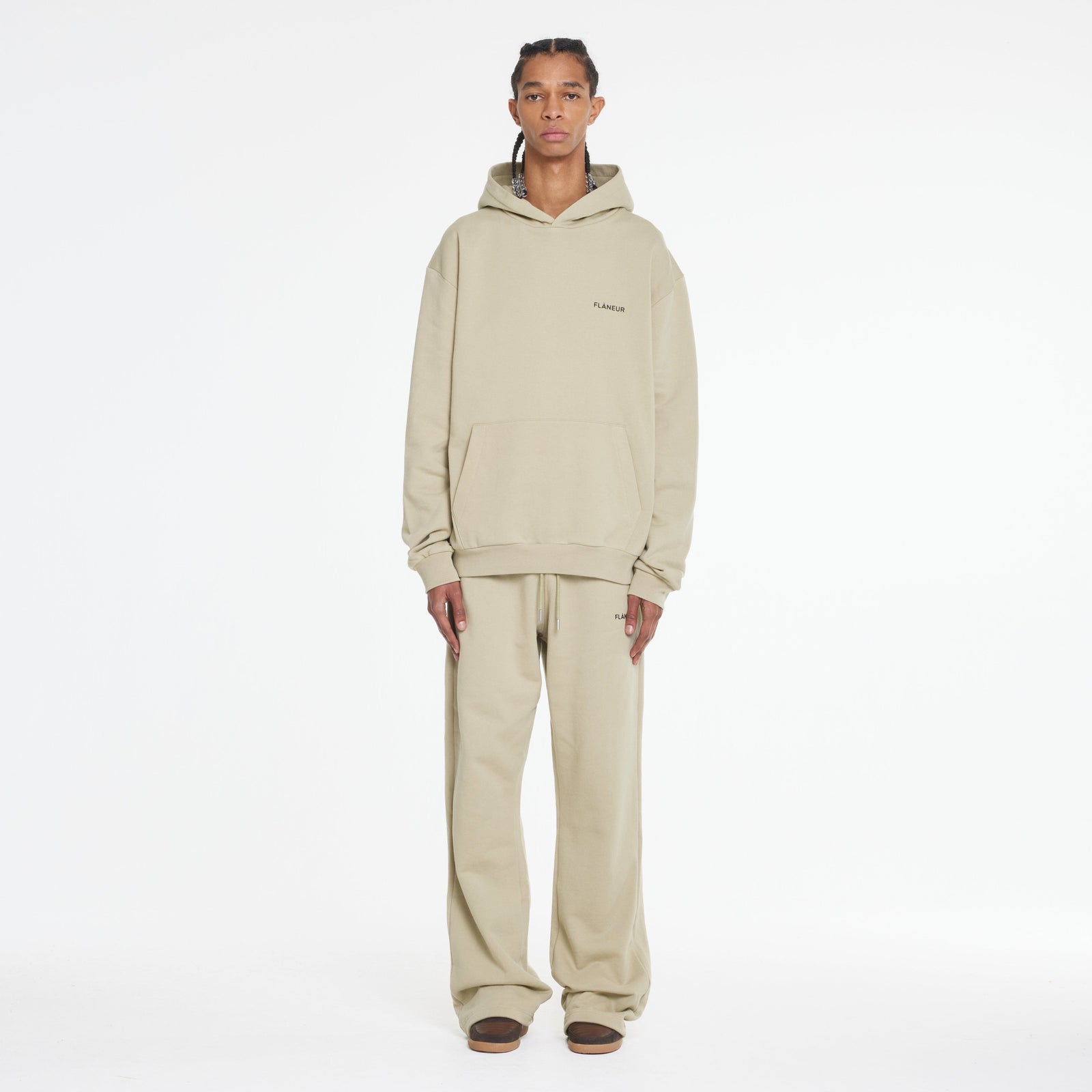 Logo Hoodie | Beige