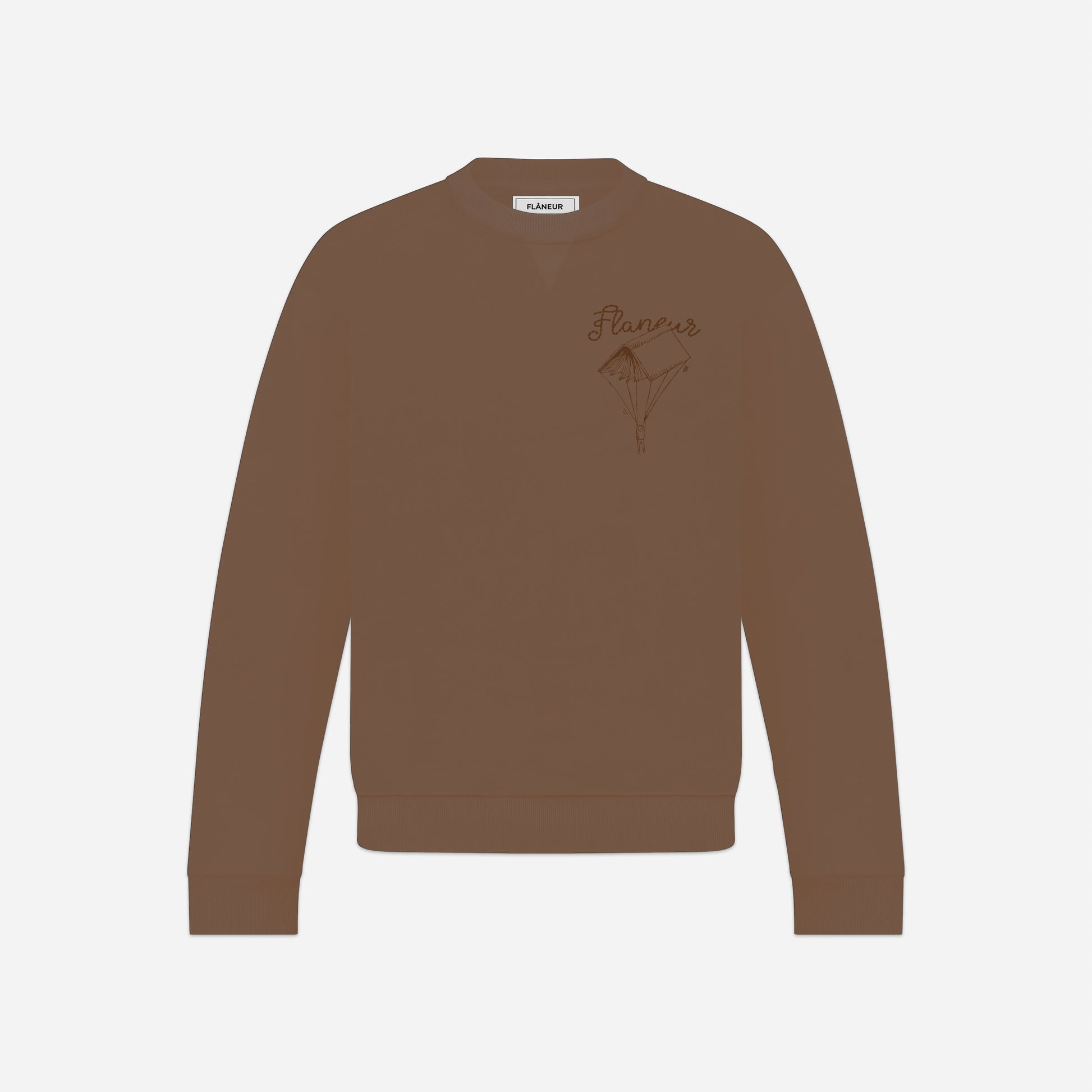 One for the Books Sweater Brown