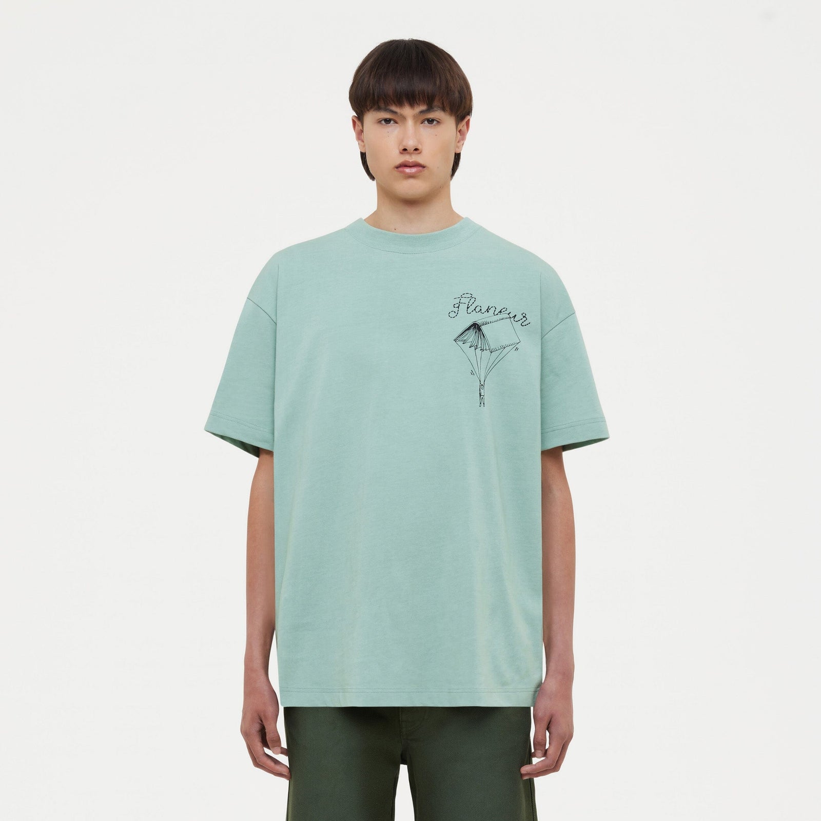One for the Books T-Shirt | Silt Green