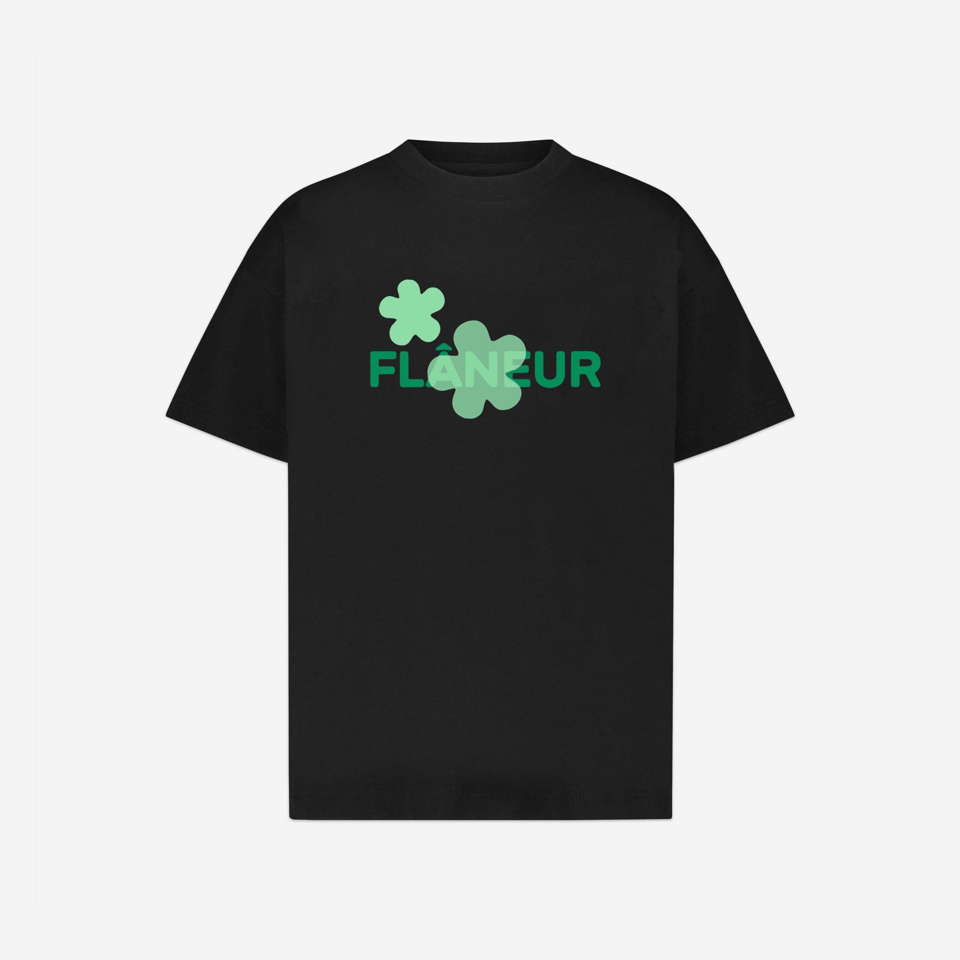 Organic Flower T-Shirt | Black