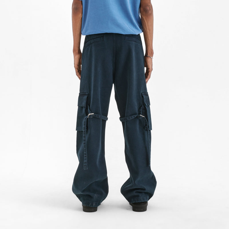 Phone Pocket Cargo Pants | Night Blue