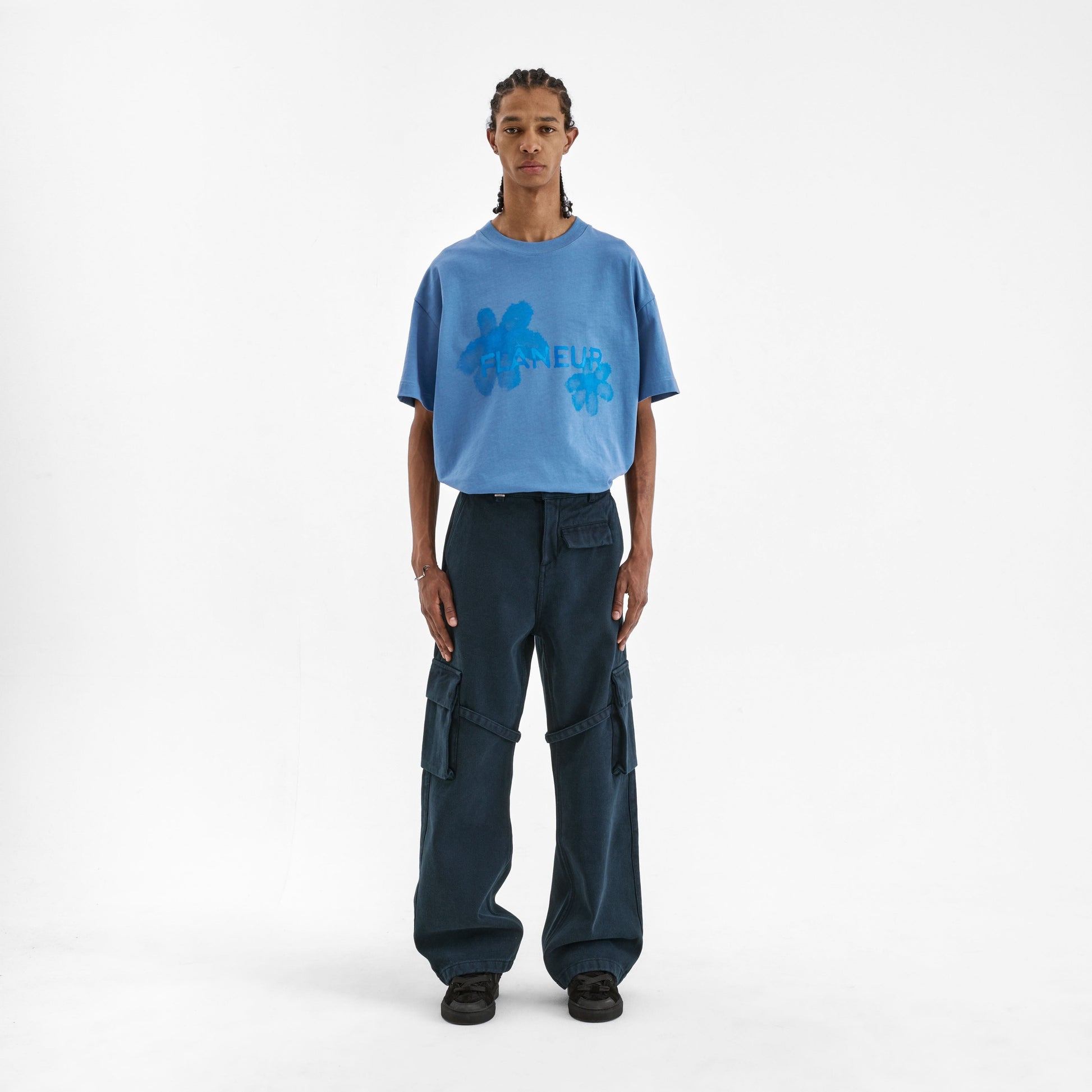 Phone Pocket Cargo Pants | Night Blue