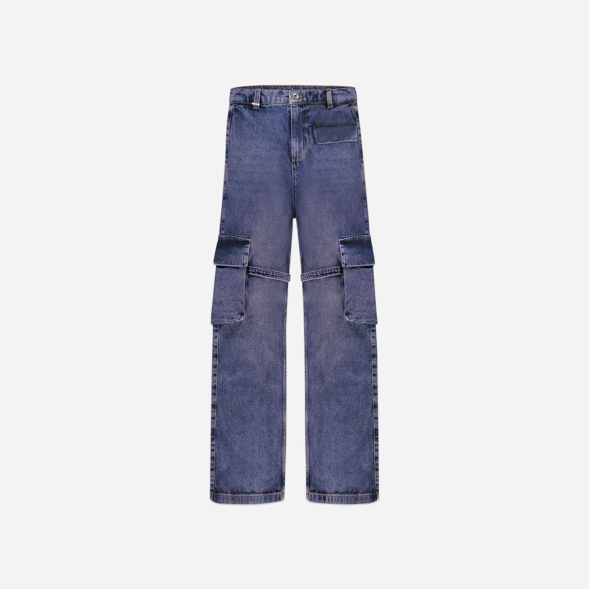 Phone Pocket Cargo Pants Violet Wash