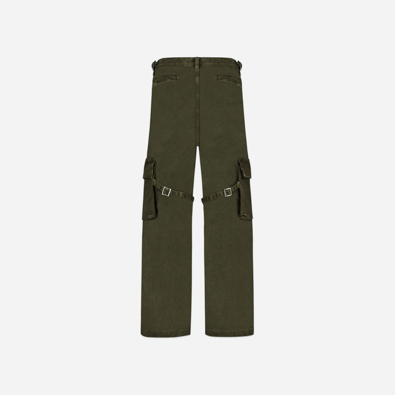 Phone Pocket Cargo Trousers | Army Green