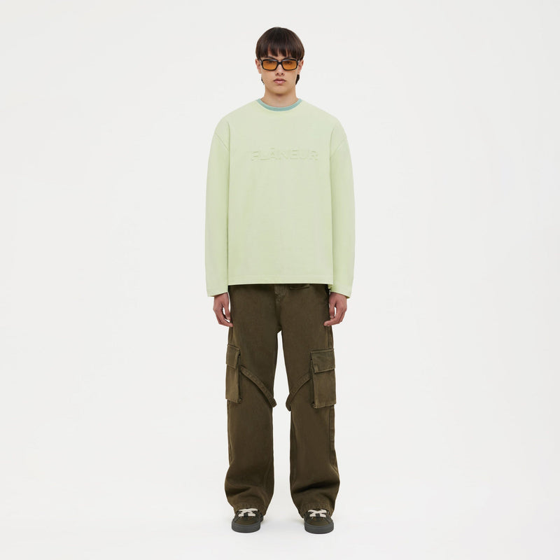 Phone Pocket Cargo Trousers | Army Green