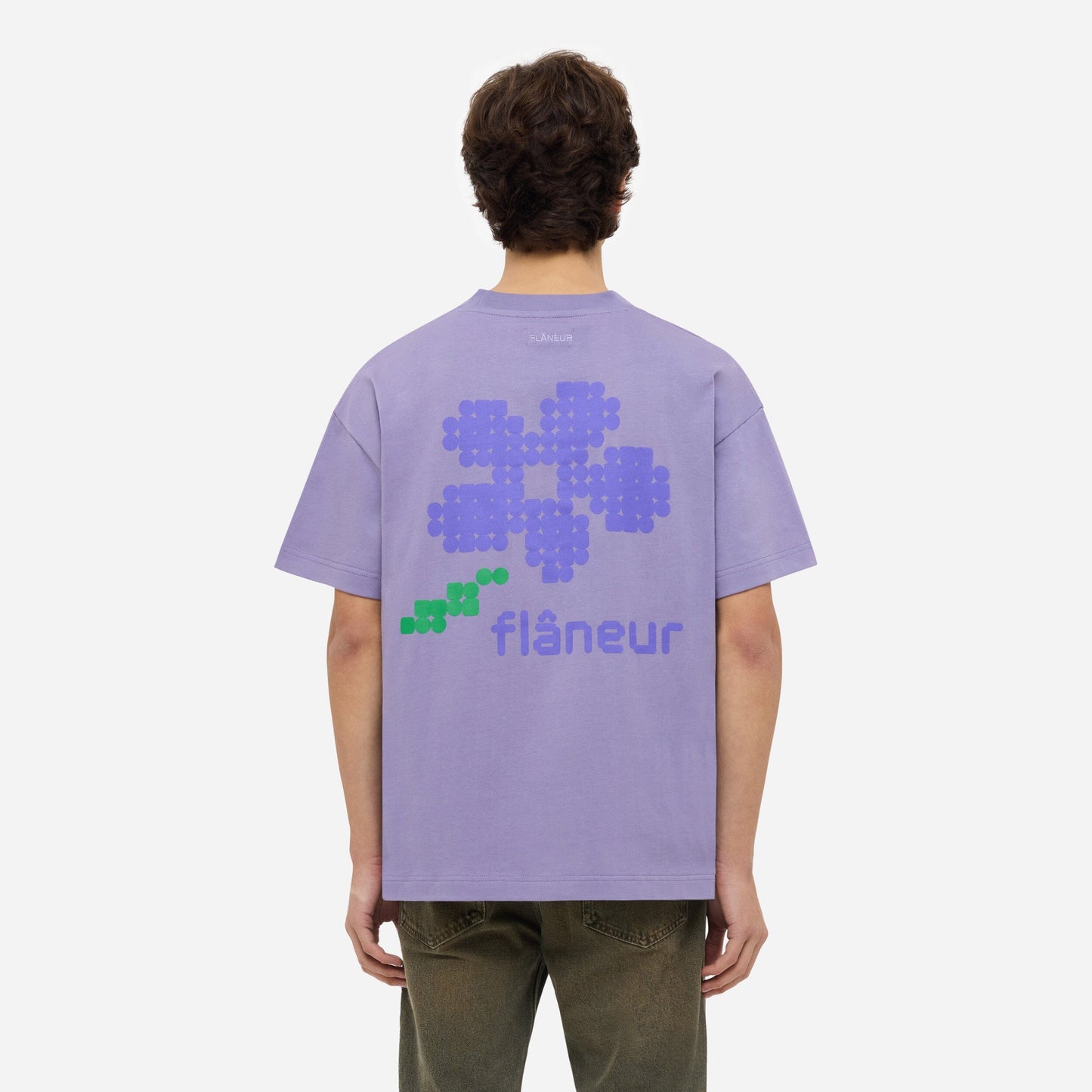 Pixel Flower T-Shirt | Purple