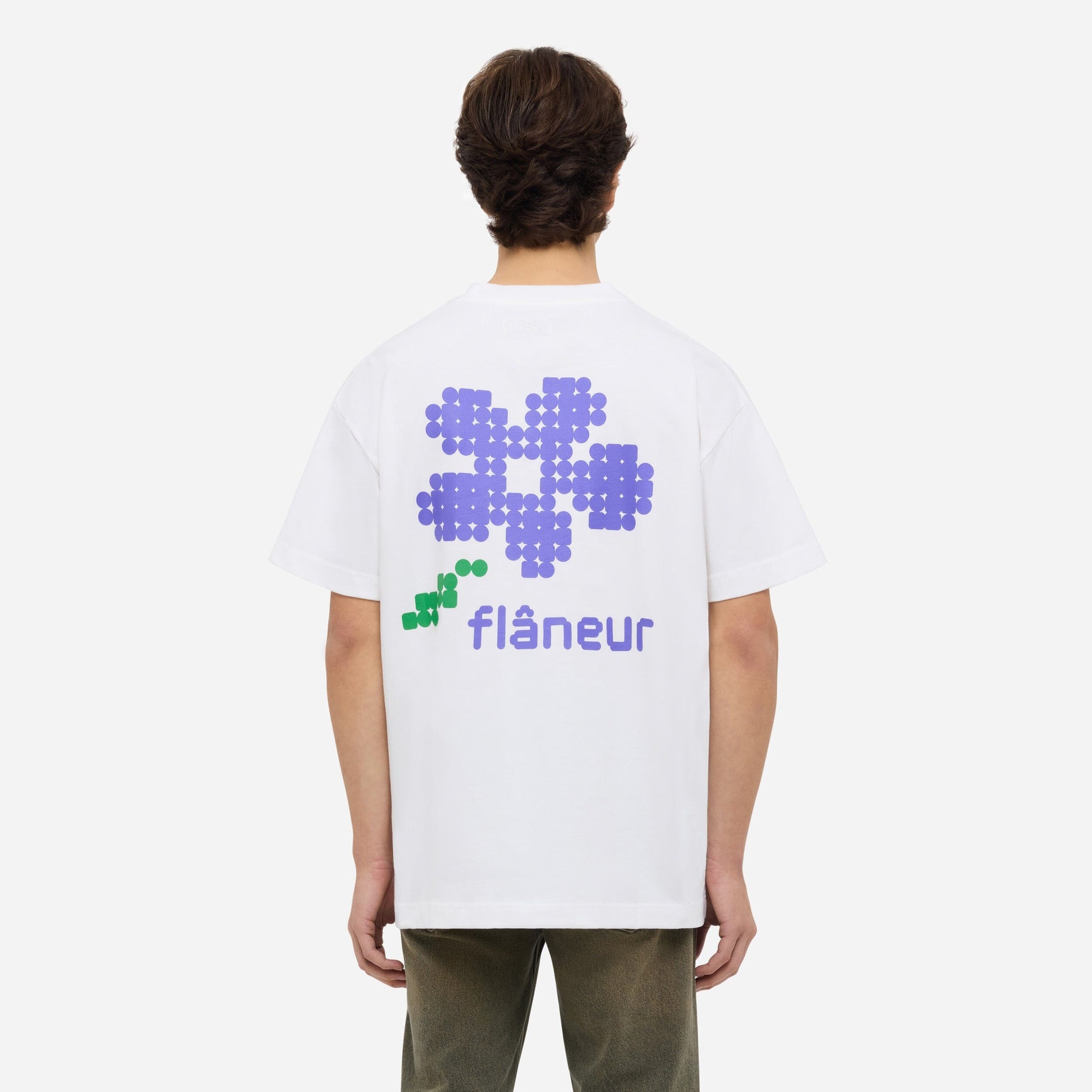 Pixel Flower T-Shirt | White