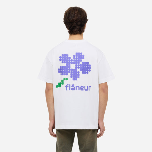 Pixel Flower T-Shirt | White