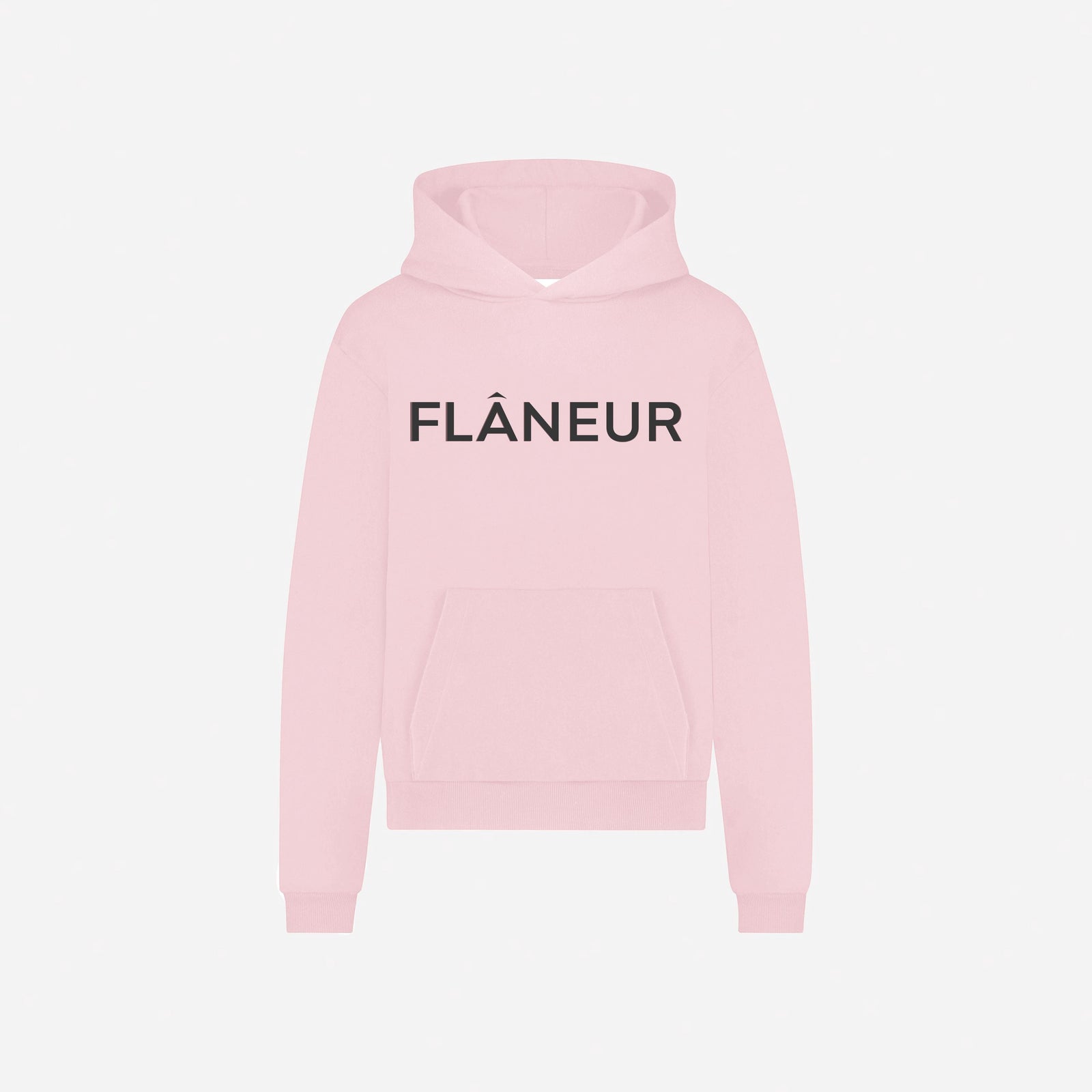 Printed Logo Hoodie | Candy Pink