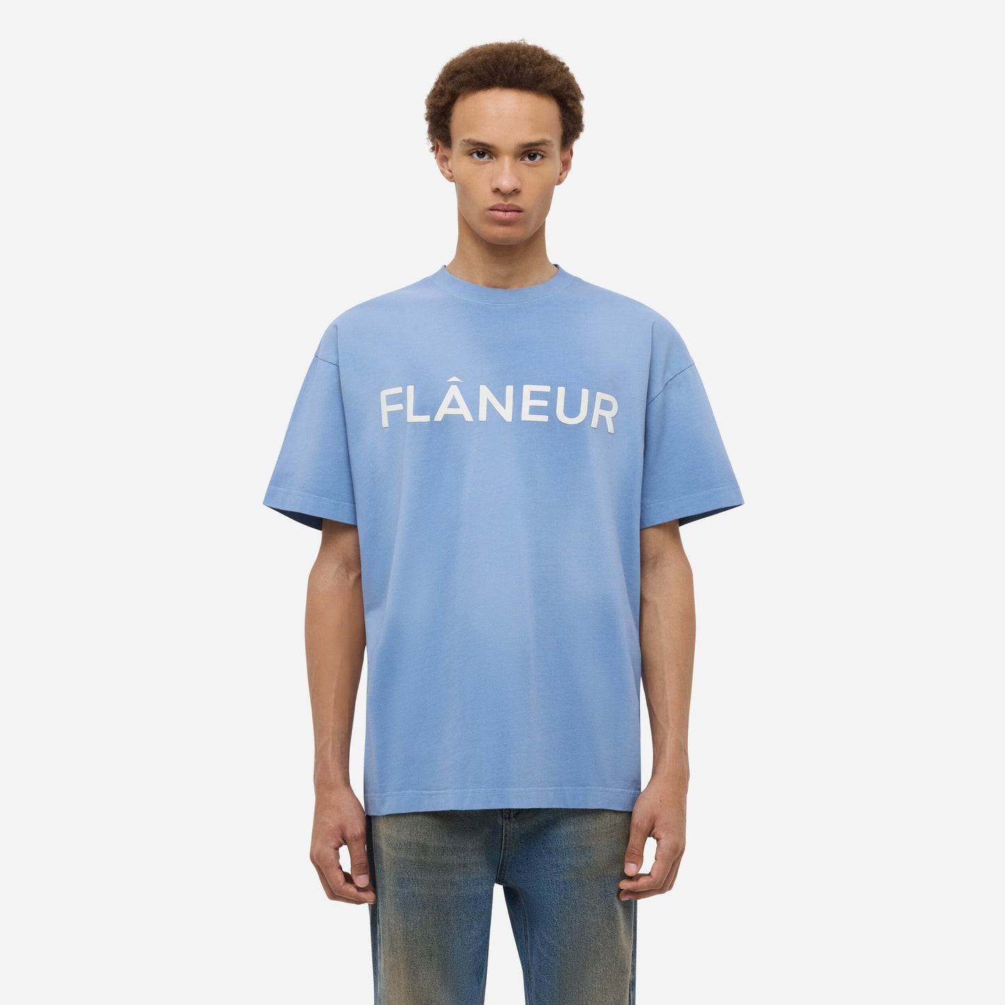 Printed Logo T-Shirt | Blue
