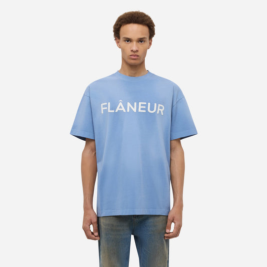 Printed Logo T-Shirt | Blue