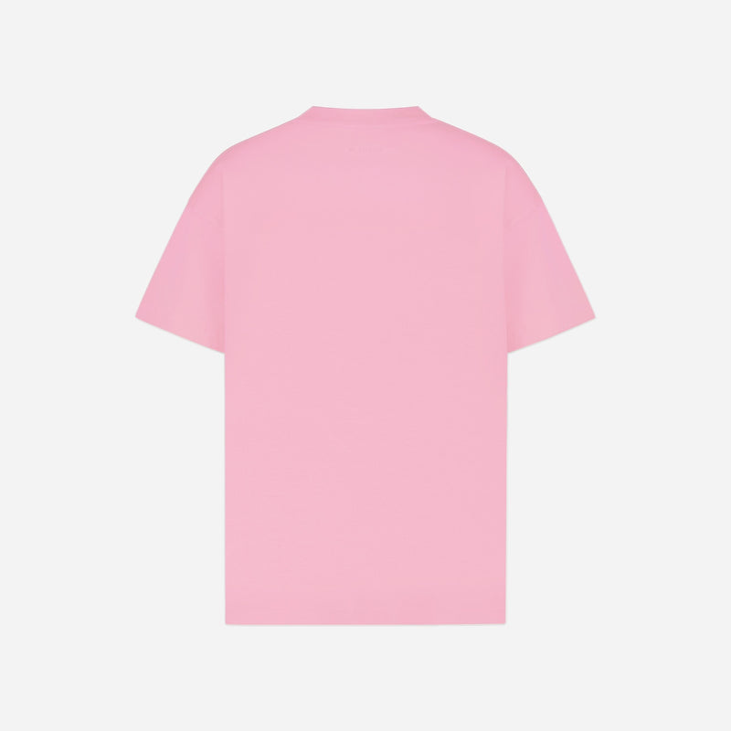 Printed Logo T-Shirt | Pink