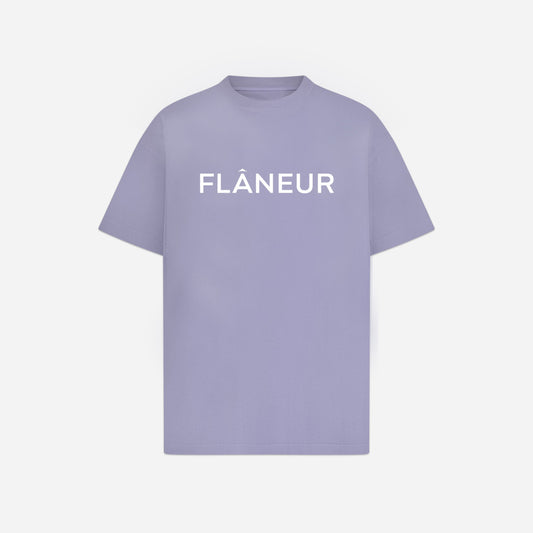 Printed Logo T-Shirt | Purple