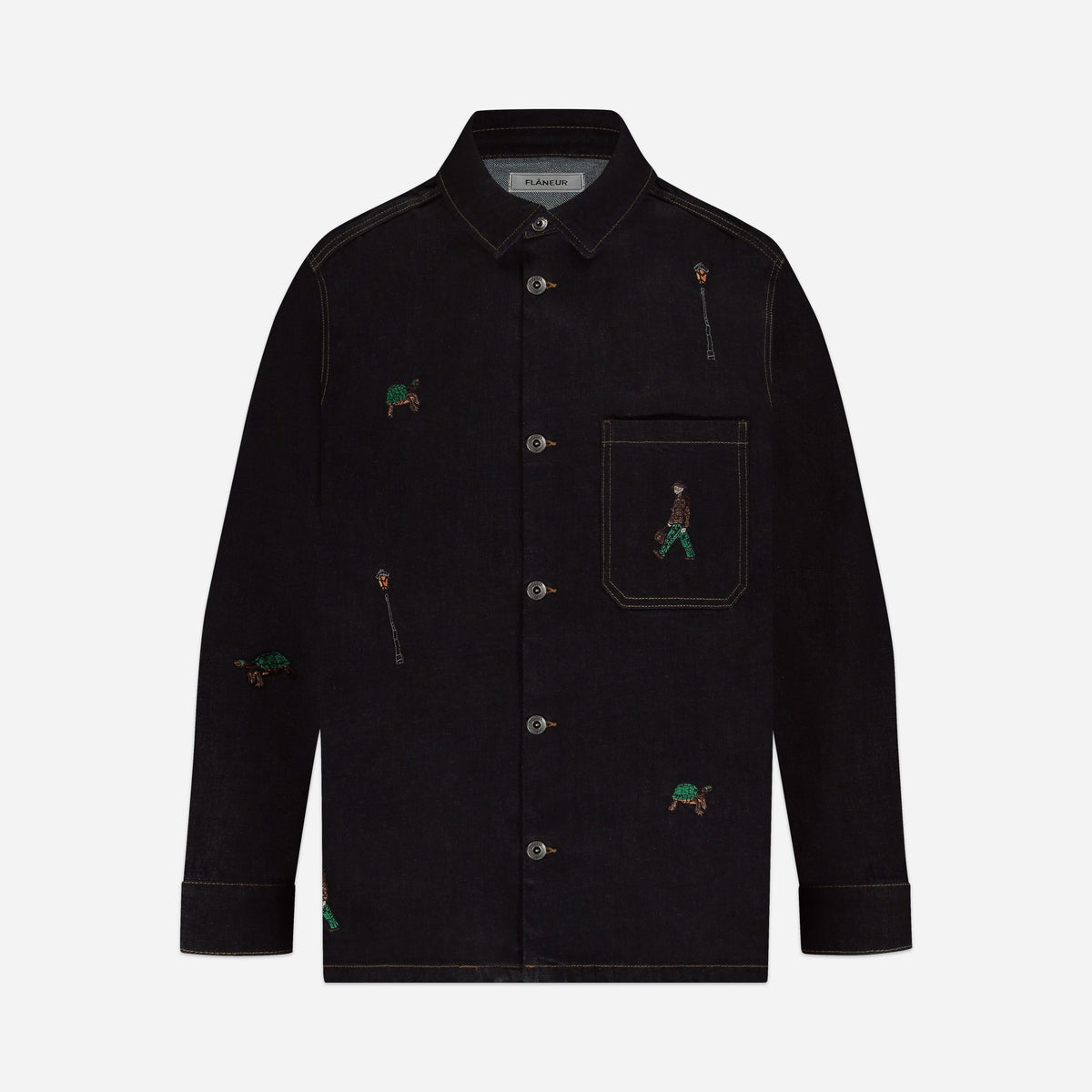 Relics Shirt | Raw Denim