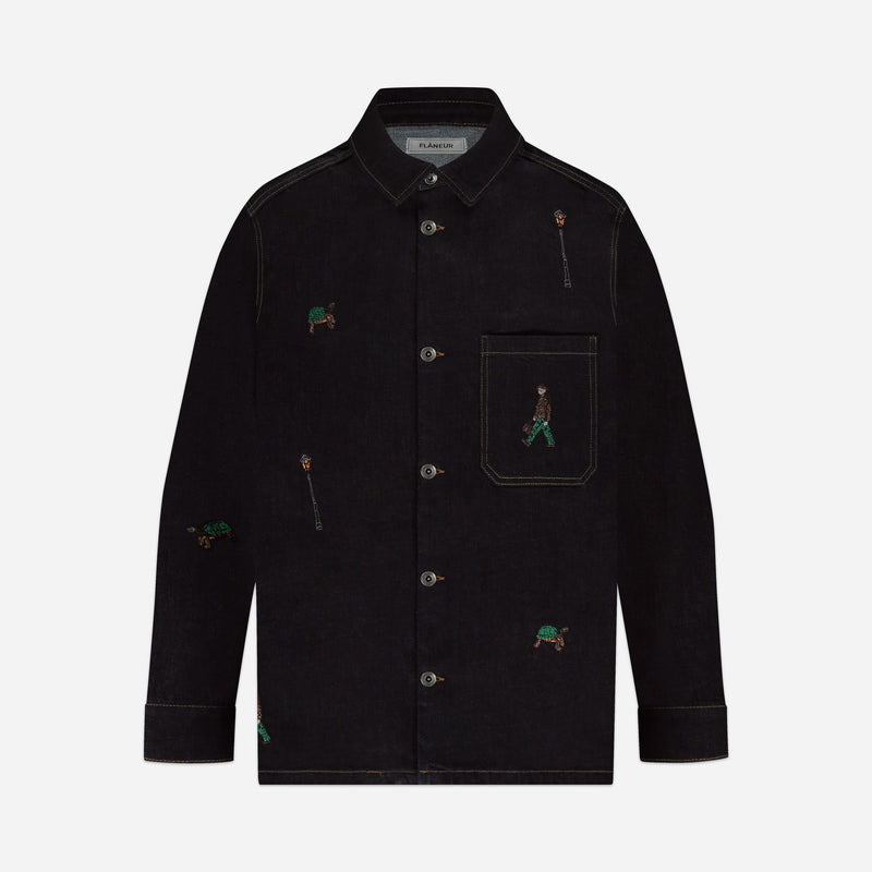 Relics Shirt | Raw Denim