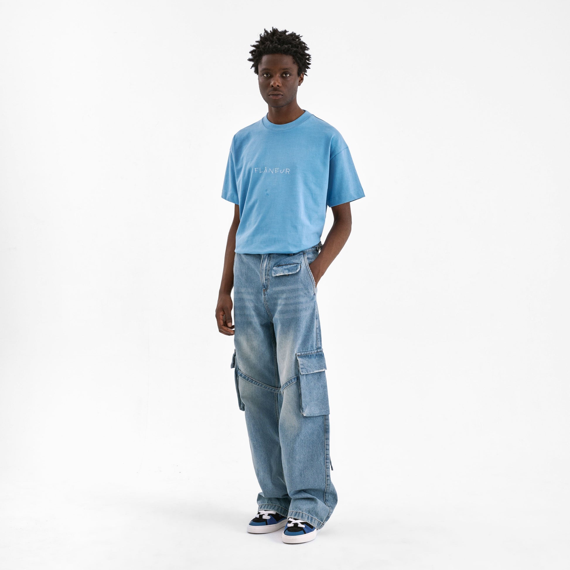Scribble T-Shirt | Blue