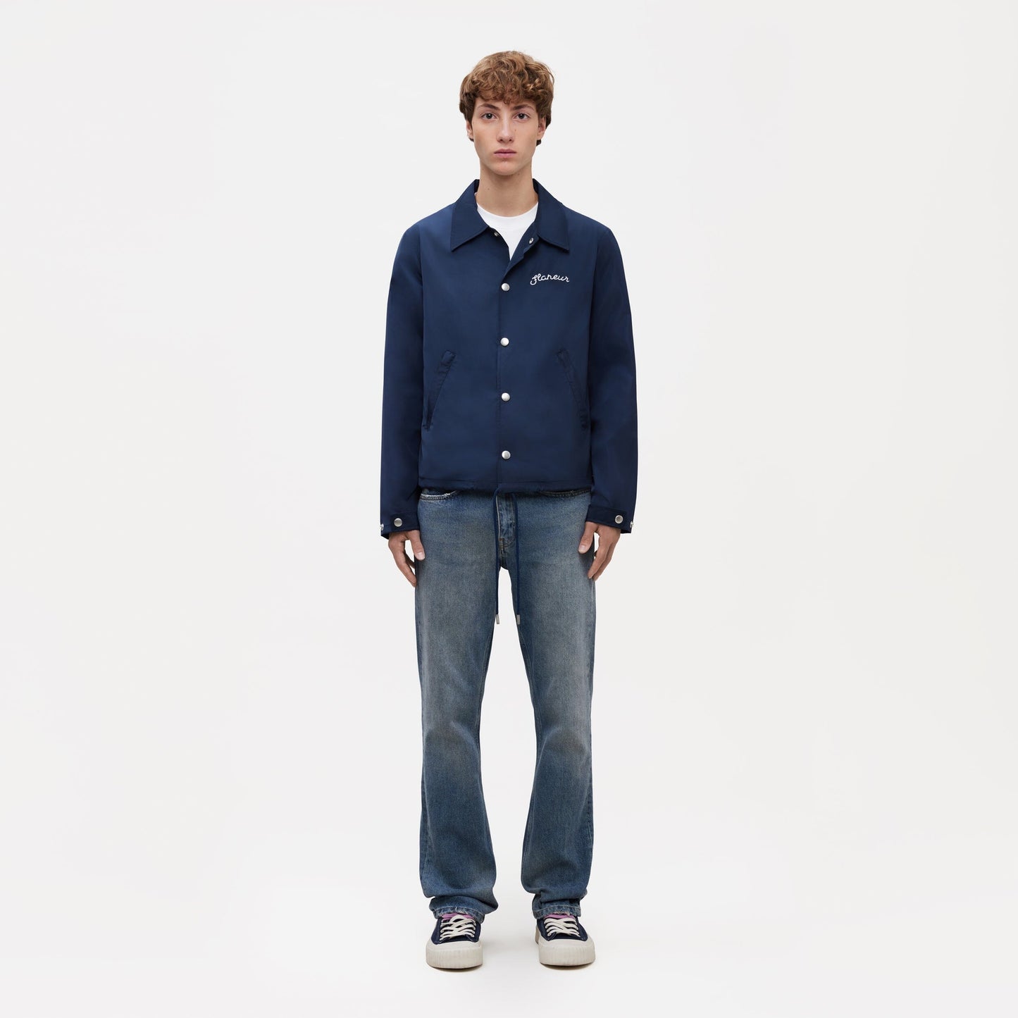 Signature Coach Jacket | Navy