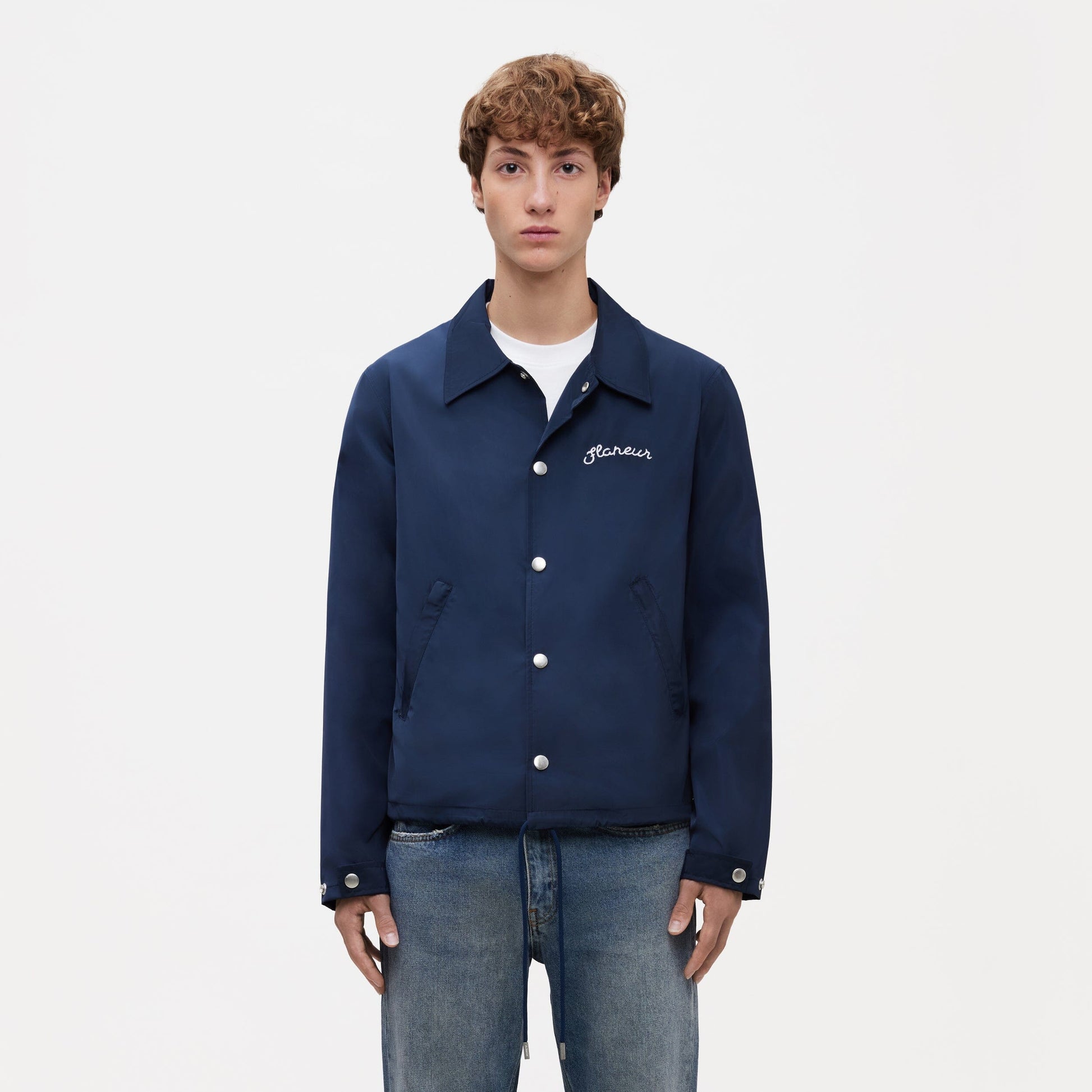 Signature Coach Jacket Navy