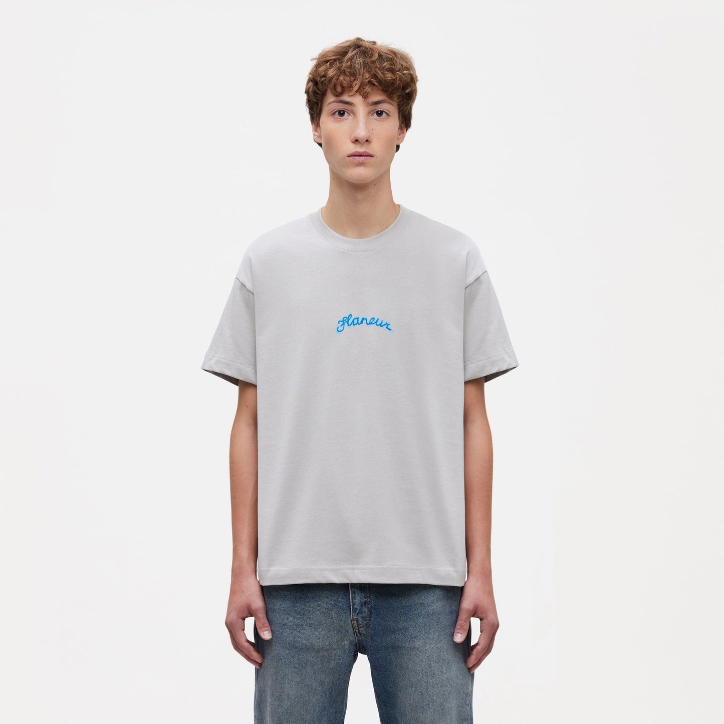 Signature Marker Graphic T-Shirt | Grey