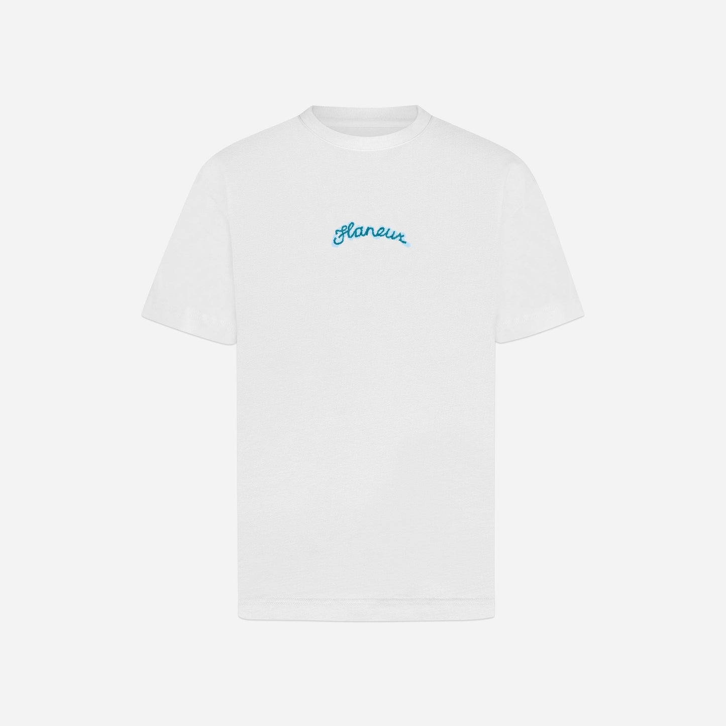 Signature Marker Grafik T-Shirt Weiß