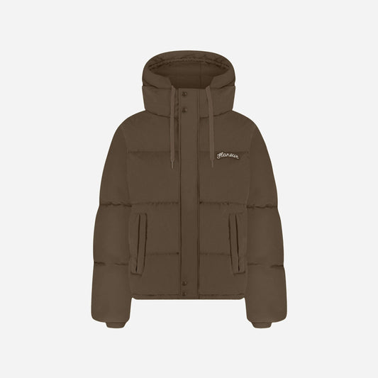 Signature Puffer Jacket | Brown