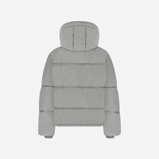 Signature Puffer Jacket Grey