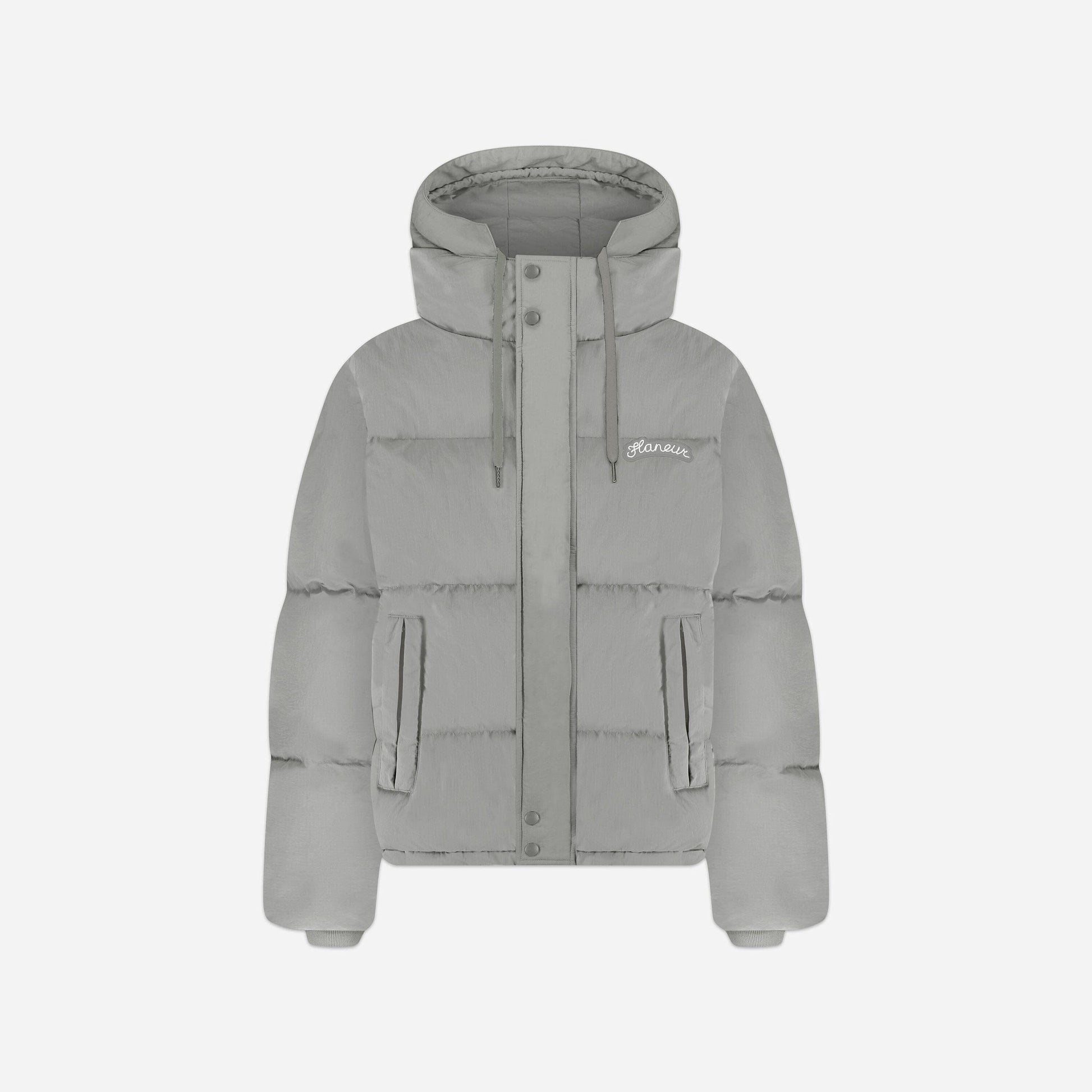 Signature Puffer Jacket | Grey