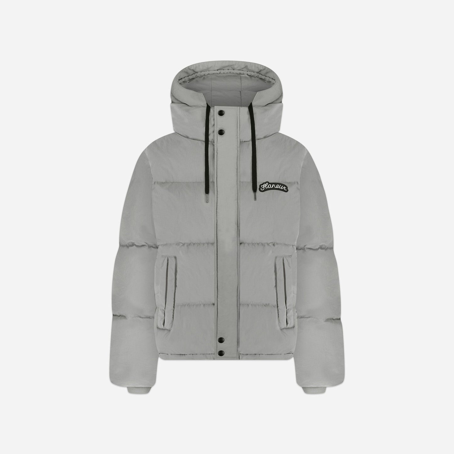 Signature Puffer Jacket Grey